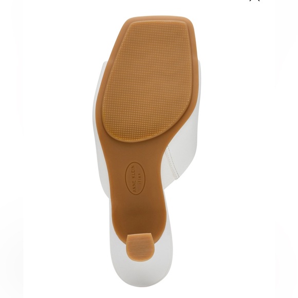 Anne Klein Women's Jerilyn Square Toe Dress Sandals- White- Size 7 - Picture 5 of 13